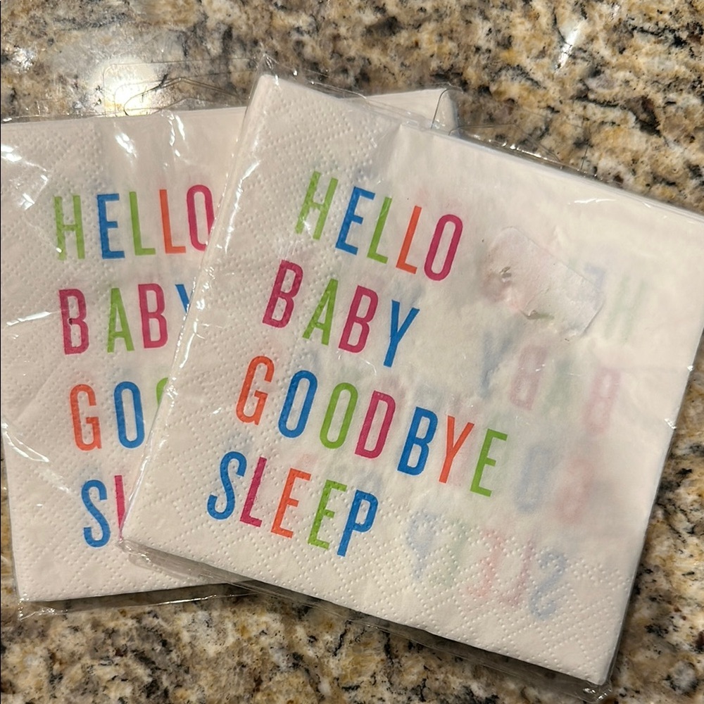Colorful Baby Shower Napkins